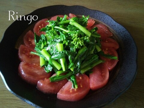 菜の花のイタリアン風あえ物☆